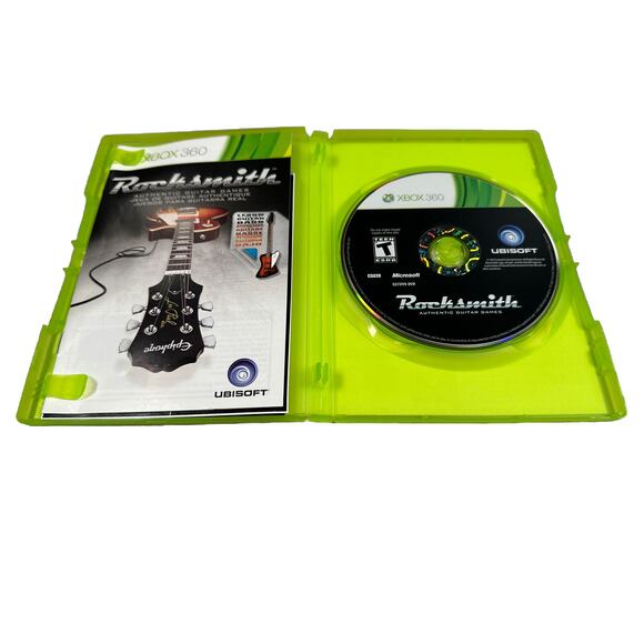 Rocksmith (Microsoft Xbox 360, 2012) No Cable Complete With Manual CIB - Picture 3 of 6